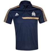 Olympique de Marseille Training Polo - Mens Lt Blue