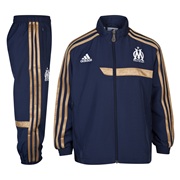 Olympique de Marseille Training Presentation Suit - Kids Lt Blue