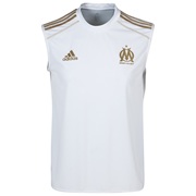 Olympique de Marseille Training Sleeveless Jersey - Mens White
