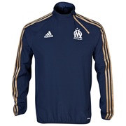 Olympique de Marseille Training Windbreaker - Mens Lt Blue