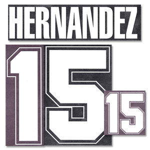 1998 Mexico Home Hernandez 15 Flock Name and Number