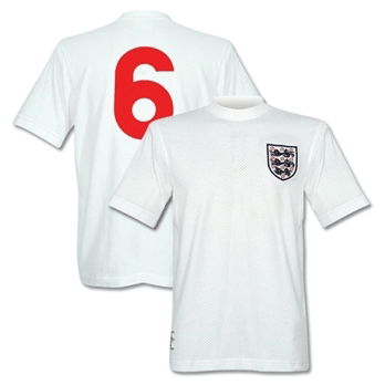 England 1970 Mexico World Cup White Retro Football Shirt