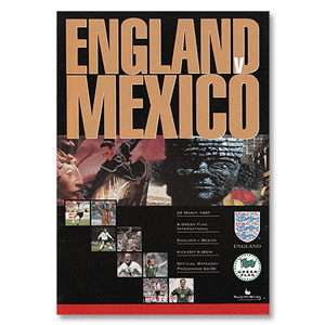 England v Mexico - 1997 International Friendly at Wembley - 29th Mar. 1997
