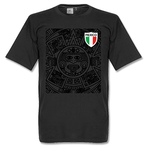 Mexico 1998 Aztec T-shirt - Black