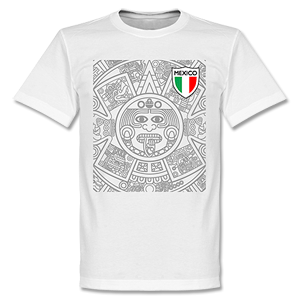 Mexico 1998 Aztec T-shirt - White