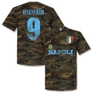 Napoli Higuain Camo T-Shirt