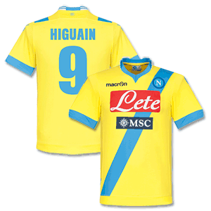 SSC Napoli 3rd Higuain Replica Shirt 2013 2014