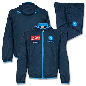 SSC Napoli Navy Micro Fibre Tracksuit 2013 2014