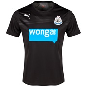 Newcastle United Performance T-Shirt - Black/Dark Grey Heather
