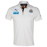 Newcastle United Polo - White/Dark Grey Heather