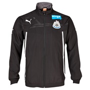 Newcastle United Woven Jacket - Black/Dark Grey Heather