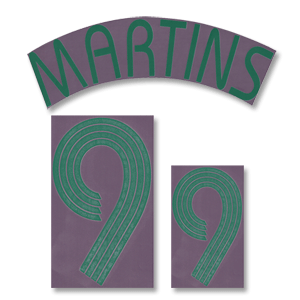06-07 Nigeria Away Martins 9 Name and Number Transfer