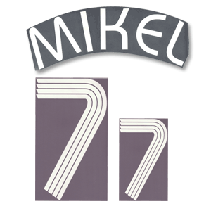 Mikel 7 05-07 Nigeria Home Name and Number Transfer