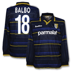 98-99 Parma 3rd L/S Shirt + Balbo 18 - Grade 9