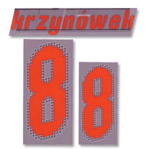08-09 Poland Home Krzynowek 8 Name and Number Transfer