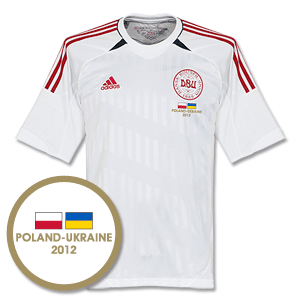 12-13 Denmark Away Shirt + Poland - Ukraine Transfer