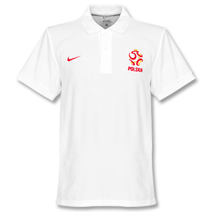 12-13 Poland Core Polo Shirt - White