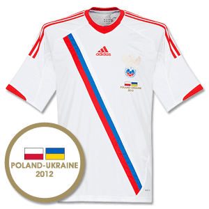 12-13 Russia Away Shirt + Poland - Ukraine Transfer