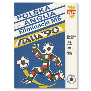Poland vs England - Polish Edition - 1989 WC Qualifier at Slaska Stadion, Poland