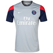 Paris Saint-Germain Squad Training Top - Wolf Grey/Midnight Navy/Challenge Red/White Grey