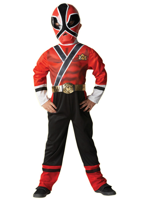 Power Rangers Samurai 'Red Ranger' Costume - Child's Fancy Dress - Small