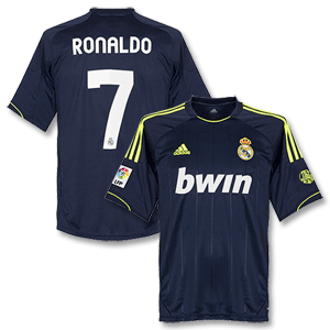 12-13 Real Madrid Away Shirt + Ronaldo 7
