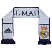 Real Madrid 3 Stripe Scarf 1 - White/Noble Ink