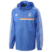Real Madrid All Weather Jacket - Mens Blue