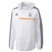 Real Madrid All Weather Jacket - Mens White