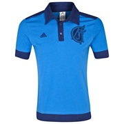 Real Madrid Authentic Polo - Mens Blue