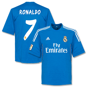 Real Madrid Away Ronaldo Shirt 2013 2014