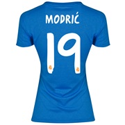 Real Madrid Away Shirt 2013/14 - Womens with Modric 19 printing
