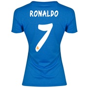 Real Madrid Away Shirt 2013/14 - Womens with Ronaldo 7 printing