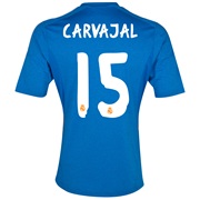 Real Madrid Away Shirt 2013/14 with Carvajal 15 printing
