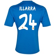 Real Madrid Away Shirt 2013/14 with Illarra 24 printing