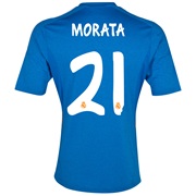 Real Madrid Away Shirt 2013/14 with Morata 21 printing