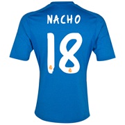 Real Madrid Away Shirt 2013/14 with Nacho 18 printing