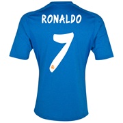 Real Madrid Away Shirt 2013/14 with Ronaldo 7 printing