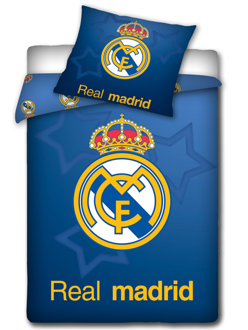 Real Madrid CF Blue Single Duvet Set