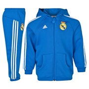 Real Madrid Core Hooded Baby Jogger - Infants Blue