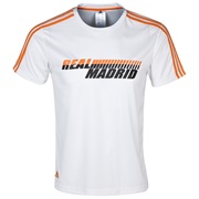 Real Madrid Core Pes T-Shirt - Mens White