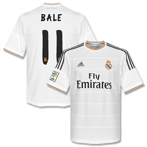 Real Madrid Home Bale Shirt 2013 2014