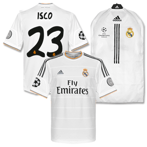 Real Madrid Home Champions League Isco Shirt 2013 2014