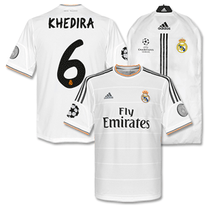 Real Madrid Home Champions League Khedira Shirt 2013 2014