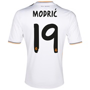 Real Madrid Home Shirt 2013/14 - Kids with Modric 19 printing