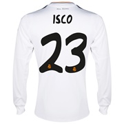 Real Madrid Home Shirt 2013/14 - Long Sleeve with Isco 23 printing