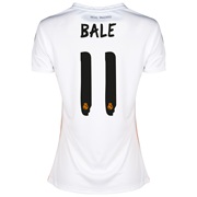 Real Madrid Home Shirt 2013/14 - Womens with Bale 11 printing