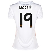 Real Madrid Home Shirt 2013/14 - Womens with Modric 19 printing