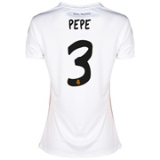 Real Madrid Home Shirt 2013/14 - Womens with Pepe 3 printing