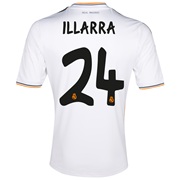 Real Madrid Home Shirt 2013/14 with Illarra 24 printing
